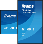 43" (109,22cm) iiyama ProLite LH4364UHS-B1AG schwarz 3840x2160 1x USB-C mit Displayport / 2xHDMI