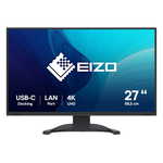 EIZO FlexScan EV2740X. Bildschirmdiagonale: 68,6 cm (27"), Display-Auflösung: 3840 x 2160 Pixel, HD-Typ: 4K Ultra HD, Bildschirmtechnologie: LCD, R...