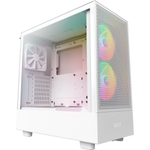 NZXT H5 Flow RGB White Midi Tower ATX Gehäuse schwarz mit Sichtfenster