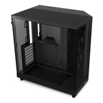 NZXT H6 Flow Compact Dual Chamber - Matte Black - Kabinet - Miditower - Sort