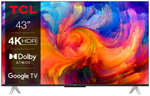 TCL TV intelligente TCL P63 Series P638 43" 4K Ultra HD LED HDR HDR10 Dolby Vision
