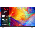 TCL LED TV 50P638 127 cm (50") 4K Ultra HD Smart TV Wifi Zwart