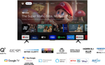 TCL 85C69B 85 | 4K Ultra HD QLED Smart TV | Google TV + Wifi | Dolby Vision | Quantum Dot met Levendige Kleuren | 60Hz