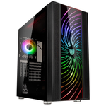 Kolink Unity Adapt ARGB Tempered Glass ATX Mid Tower PC Case - Black