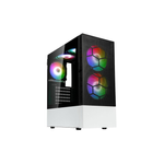 Kolink Observatory MX Mesh ARGB Midi Tower Gaming ATX PC Case - Black/White