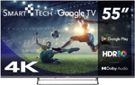 Smart Tech 55UG02V 55" Google TV LED UHD 4K 60Hz HDMI 2.0 HDR