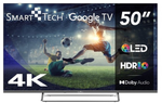 Smart Tech QLED 50QG02V 50" 4K UHD Google TV HDR10 Chromecast WiFi Dolby Audio