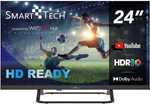Tv Led 24'' Smart-Tech 24HW01V HD 1366x768p/Smart TV/Classe E/Nero opaco [24HW01V]