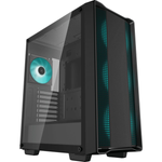 DeepCool CC560 V2, schwarz, Glasfenster ATX-MidiTower