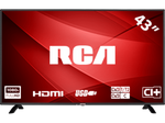 RCA RB43F3 43 inch Full HD LED TV with (DVB-C, DVB-T2), HDMI and USB connection
