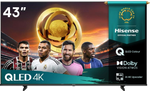 Tv Qled 43'' Hisense 43E79Q Smart tv 4K Ultra HD 3840x2160 classe E Nero [43E79Q]