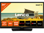 Lenco LED-2463BK - Smart TV Android 24" avec Adaptateur Voiture 12V - Zwart