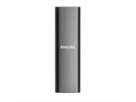 PHILIPS Portable SSD Festplatte FM01SS030P/00, USB-C 3.2, 1 TB SSD, extern, Schwarz