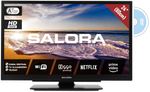 Salora 9100 series 24LED9109CTS2DVDWIFI TV 61 cm (24") HD Smart TV Wifi Noir