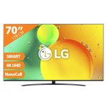 LG 70NANO766QA Fernseher 177,8 cm (70") 4K Ultra HD Smart-TV WLAN Schwarz (70NANO766QA)