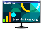 27" Samsung Essential S3 - 1920x1080 (FHD) - 100Hz - VA - Curved