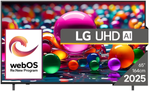LG 65" Fladskærms TV LED 4K 65" UHD AI UA75 4K Smart TV 2025