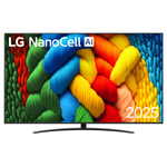 Téléviseur intelligent LG NanoCell 86NANO81A6A 86 pouces 4K Ultra HD avec processeur cloud de jeu α7 Gen8