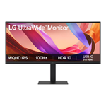 34" LG UltraWide 34U650A-B - 3440x1440 (UWQHD) - 100Hz - IPS - 96W USB-C - KVM switch