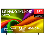 TV LG NanoCell 75NU850B6LA 75" 4K UltraHD 60Hz Smart TV WebOS HDR10 HLG Antireflet