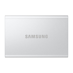 Samsung Portable T7 Resurrected - SSD externe - USB C 3.2 - Inclus câble USB C et USB A - Compatible avec iPhone 15 et 16 - 1 TB - Argent