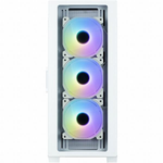 Boîtier Zalman I3 Neo TG ATX 4xvent 120 mm, 2xUSB 3.0, blanc, sans alimentation