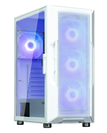 Boîtier Zalman I3 Neo Argb ATX 4xvent 120 mm, 2xUSB 3.0, blanc, sans alimentation