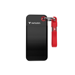 Verbatim Pocket SSD USB 3.2 1TB Black/Red (32192)