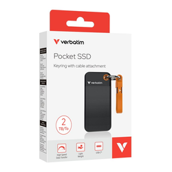 Verbatim Pocket SSD USB 3.2 2TB Black/Orange 32197 (32197)