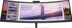 HP S430c 110,2 cm (43.4") 3840 x 1200 Pixels 4K Ultra HD LED Zwart