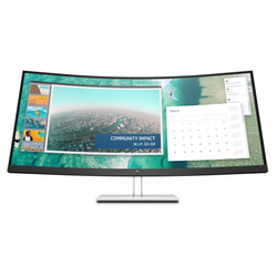 HP E344c 86,4 cm (34") 3440 x 1440 Pixels WQHD Gebogen Zilver