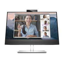 HP 24" Skærm E24mv G4 Conferencing Monitor - Sort - 5 ms