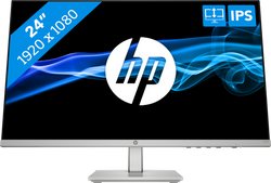 Monitor led 23.8" Hp 524SH Full HD 1920x1080/5ms/classe E/Nero/Argento [94C19AA#ABB]