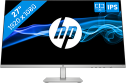 Monitor led 27" Hp 527SH Full HD 1920x1080/5ms/classe D/Nero/Argento [94C50AA#ABB]