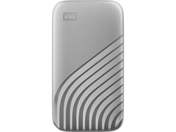WD My Passport™, 500 GB SSD, 2,5 Zoll, extern, Silber