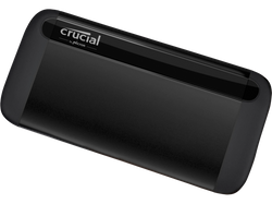 CRUCIAL - X8 Portable 500 Go - USB-C 3.2 Gen2 et USB-A