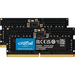 Crucial - DDR5 - kit - 16 GB: 2 x 8 GB - SO-DIMM 262-pin - 5200 MHz / PC5-41600