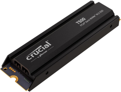 Crucial T500 PCIe Gen4 NVMe M.2 SSD 2TB mit Kühlkörper