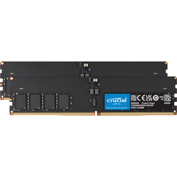 Crucial - DDR5 - module - 128 GB: 2 x 64 GB - DIMM 288-pin - 3200 MHz / PC5-51200 - CUDIMM