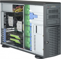 Supermicro CSE-743AC-1K26B-SQ unité centrale Full Tower Noir 1200 W
