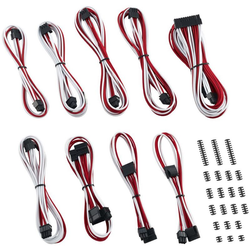 CableMod Classic ModMesh RT-Series Cable Kit ASUS ROG / Seasonic - weiß/rot