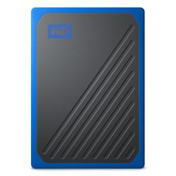 WD My Passport Go Portable SSD USB3.0 500GB schwarz / kobaltblau