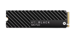 WD Black SN750 Heatsink M.2 NVMe SSD - 500GB