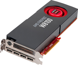 AMD FirePro W8100 8 GB GDDR5 PCIe 3.0 x16 4 x DisplayPort