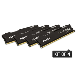 Kingston HyperX Fury DDR4-2666 BK C16 QC - 64GB