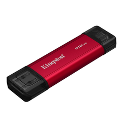 Kingston Dual Portable SSD - 512GB - Ulkoinen SSD - Musta - USB 3.2 Gen 2