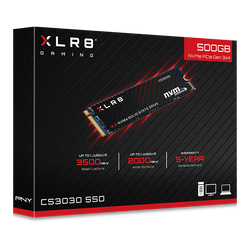 PNY XLR8 CS3030 M.2 NVMe SSD 500GB