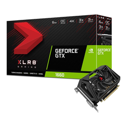 6GB PNY GeForce GTX 1660 NV XLR8 GAMING OC DP/H/DVI