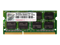 Transcend TS512MSK64V3N 4GB DDR3 1333Mhz 4GB Non-ECC 1.5V CL9