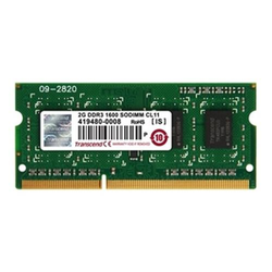 Transcend 4GB DDR3 module de mémoire 4 Go 2 x 8 Go 1333 MHz